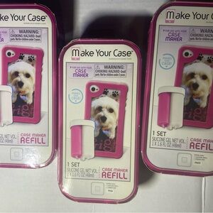 Make Your Case, Case Maker- Silicone Gel Refill- Mint Colored Refill (3 Pack)